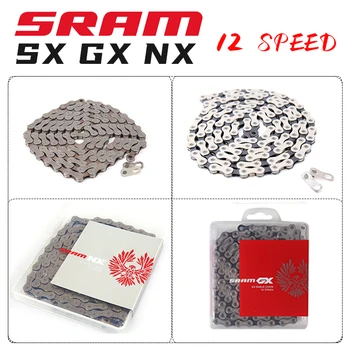 SRAM GX NX SX OREL 1x12 12 Hitrost MTB Kolo Verige 114/122/126L Povezave z Močjo Zaklepanje Hitro Povezavo Kolesarske Opreme, - Slike 1  