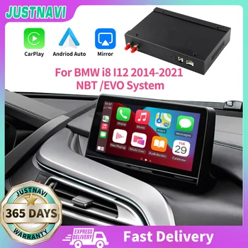 JUSTNAVI Brezžični CarPlay Za BMW i8 I12 NBT EVO Sistem 2014-2018 z Android Auto Mirror Link AirPlay Avto Play Funkcija - Slike 1  