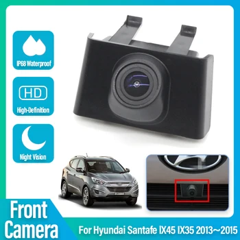 140deg Ffisheye 1080P HD Nepremočljiva Avto parkiranje kamera Za Hyundai Santafe lX45 IX35 2013 2014 2015 pogled od Spredaj kamero pozitivno - Slike 1  
