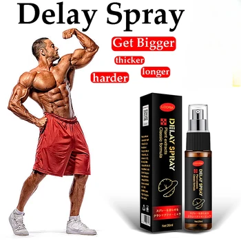 Sex Delay Spray Seks za Moške 20ml Moški Zunanja Uporaba Anti Prezgodnji Izliv Trajno Dolgo 60 Minut Penis Enlargment Tablete - Slike 1  
