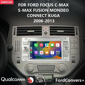 CHSTEK Avto Radio Večpredstavnostna DVD Carplay Android Pogovori+ 4G za Ford Focus S-Max, C-Max, Mondeo Galaxy Povezavo Fiesta 2003-2011 - Slike 1  