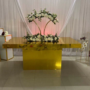 Poroka cvet tabele prikaže dekoracijo za prodajo zlata akril arch za fazo dekor AB0937 - Slike 1  