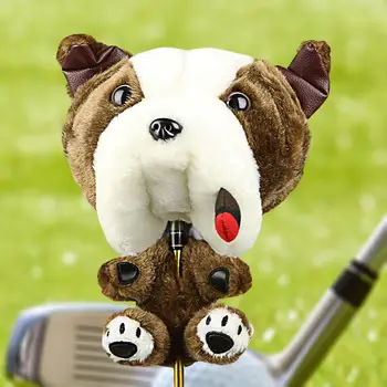 Srčkan Golf Glavo Kritje Klub, Pes Oblikovan Zaščitni Pokrov, Golf Lesa Headcover - Slike 1  