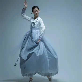 Hanbok Oblačil Žensk Tradicionalni Noši Korejski Obleko Posodobili Izboljšano Korejski Sodišče Nacionalni Ples Cosplay Obleke Hanbok - Slike 1  