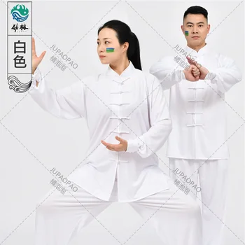 Visoka Kakovost Tai chi Enotno klasičnih Kitajskih Wushu Kung fu Oblačila Odrasli Moški, Ženska, Borilne veščine Wing Chun bo Ustrezala taiji oblačila - Slike 1  