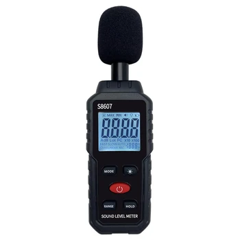 Digitalne Zvočne Ravni Hrupa Meter za Merjenje 30-130DB DB Decibel Detektor Avdio Tester Metro Diagnostično Orodje - Slike 1  