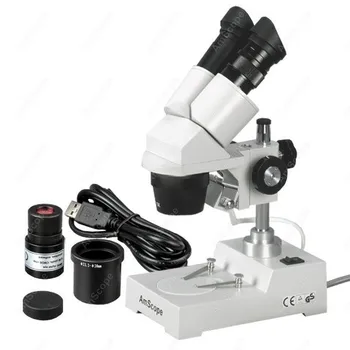 Oster Stereo Mikroskop-AmScope Dobave Oster Stereo Mikroskop, 10X-30X - Slike 1  
