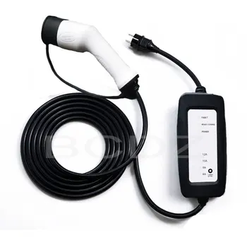BC ravni 2 E-Mobilnosti 6 - 16 Amp Prenosni Avto Polnilec za Baterije Za Polnjenje Električnega Avtomobila - Slike 1  