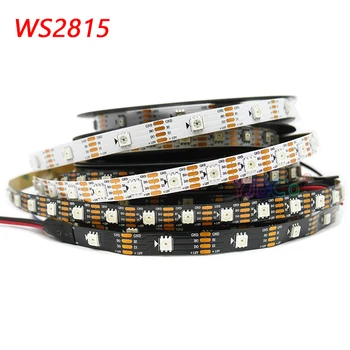 1~5 m, 12V WS2815 LED Trak naslovljive 5050 RGB slikovnih pik, full Color Light Trak 30/60/74/96/144 led/m WS2812 IC Magic bar IP30/65/67 - Slike 1  