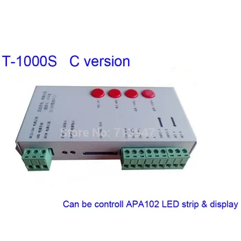 1X Nov prihod T-1000S-C Različica z SD kartico se lahko uporablja za APA102 digitalni LED trak APA102 LED zaslon brezplačna dostava - Slike 1  