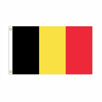 90x150cm Belgija Zastavo Belgije Nacionalno Zastavo Kraljevino Belgijo Nacionalno Zastavo Belgien Belgique - Slike 1  
