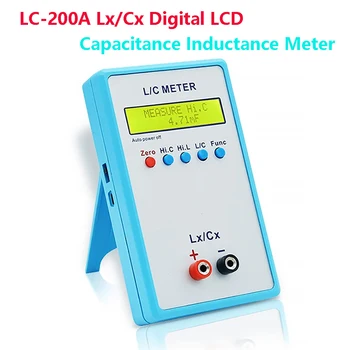 O50 LC-200A ročni Digitalni LCD Induktivnost, Kapacitivnost Meter LC Tračni Meter 1pF-100mF 1uH-100H - Slike 1  