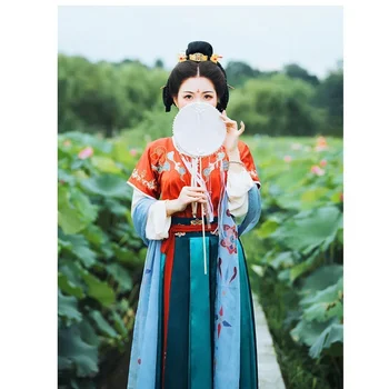 Dunhuang Tang Dinastije Ženske Pravljice Hanfu Obleko Kitajska Tradicionalna Oblačila Festival Ljudske Fazi Hanfu Obleko Elegantno Cosplay - Slike 1  