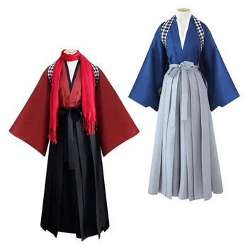 Meč Ples Kimono Tradicionalni Japonski Slog Azijskih Oblačila Haljo Vlogo Igrajo Obleko Haori Fancy Prikrivanje Ženske, Moške Kopalke - Slike 1  