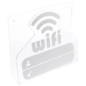 Prikaz Odbor Wifi Logotip Office Tabela Steno Omrežno Geslo Prijavite Akril Za Mizo - Slike 1  