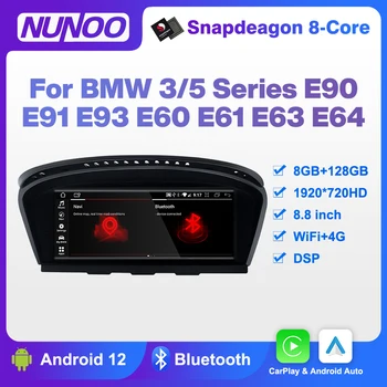 Android 12 8+128GB CarPlay Za BMW 3 Serije 5 E60 E61 E62 E63 E90 E91 E92 GPS Avto Multimedijski Predvajalnik Navigacija Radio Stereo DSP - Slike 1  