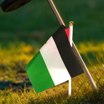 1-50PCS Palestine Zastavo Poliester odpornost proti bledenju Palestine Zbirateljske Zastavo Prenosni Multi-Delni Set S Palico Strani Koljenast Zastavo - Slike 2  