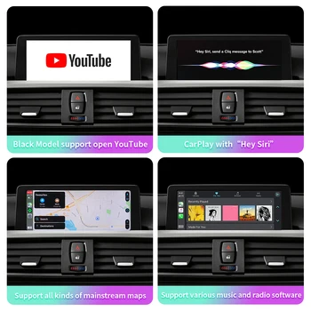 JUSTNAVI Brezžični CarPlay Za BMW i8 I12 NBT EVO Sistem 2014-2018 z Android Auto Mirror Link AirPlay Avto Play Funkcija - Slike 2  