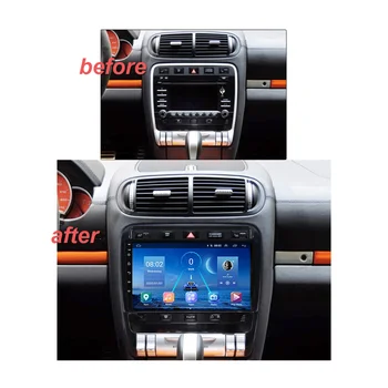 JUSTNAVI za Porsche Cayenne 1 med 2002 in 2010 naraščal Android10 Avto Radio Multimedijski Predvajalnik Carplay IPS Video Predvajalnik Navigacija GPS Autoradio - Slike 2  