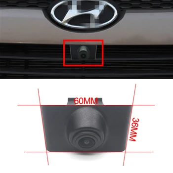 140deg Ffisheye 1080P HD Nepremočljiva Avto parkiranje kamera Za Hyundai Santafe lX45 IX35 2013 2014 2015 pogled od Spredaj kamero pozitivno - Slike 2  