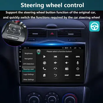 Avto Radio 4G Android Carplay Multimedijski Predvajalnik, GPS Navigacija Autoradio Za Ford Mondeo MK 3 2000 2001 2002 2003 2004 2005-2007 - Slike 2  