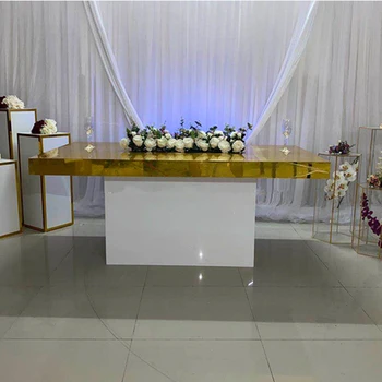 Poroka cvet tabele prikaže dekoracijo za prodajo zlata akril arch za fazo dekor AB0937 - Slike 2  