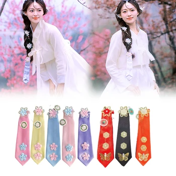 Korejski Sodišče Hanbok Ženske Ostra Koreja Klasične Etnične Las Trak Ostra Tradicionalni Korejski Cosplay Kostum Foto Rekviziti - Slike 2  