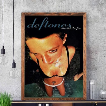 Deftones Pevka Platno Plakati Priljubljena Band Glasbene Turneje Kritje Vintage Fotografij Steni Sliko Bar Cafe Sobi Doma Dekor Slikarstvo - Slike 2  