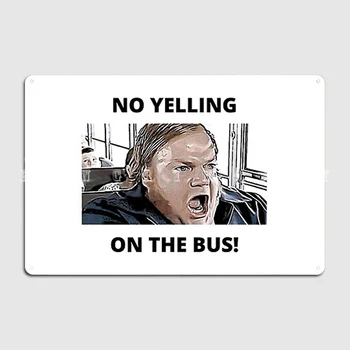 Chris Farley Ne Kričati Na Avtobus Plakat Kovinske Plošče, Plošče Klub Bar Design Steno Jame Tin Prijavite Plakat - Slike 2  