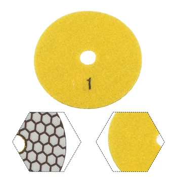 4 Palčni Diamond Suho Poliranje Ploščica Fleksibilen Brušenje Disk Za Granit, Marmor Pribor Herramientas - Slike 2  