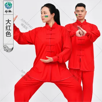 Visoka Kakovost Tai chi Enotno klasičnih Kitajskih Wushu Kung fu Oblačila Odrasli Moški, Ženska, Borilne veščine Wing Chun bo Ustrezala taiji oblačila - Slike 2  