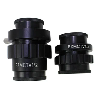 CTV 1/2 1/3 1X Adapter Za 0,3 X 0,5 X C nastavek Objektiva Adapter Za SZM Video Digitalni Fotoaparat Trinocular Stereo Mikroskop Dodatki - Slike 2  