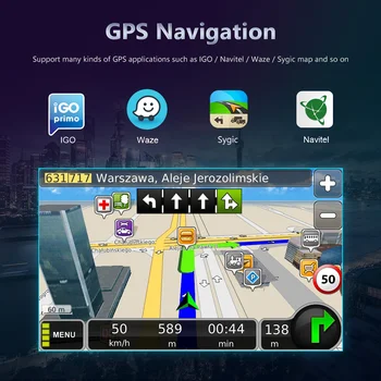 Podofo AI Telefonski Android Carplay avtoradia Za Buick Regal za obdobje 2009-2013/Opel Insignia 2008-2013 Android Auto 4G DSP Navigacija GPS - Slike 2  