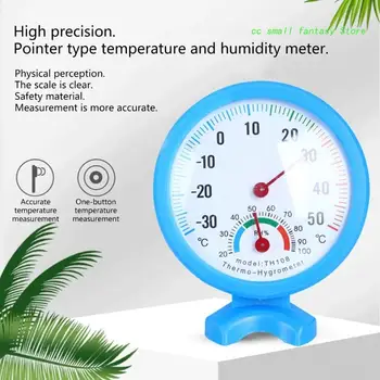 2 v 1 Temperatura Vlažnost Monitor Merilnik za Sobi Doma Zunanji Uradi ABS - Slike 2  