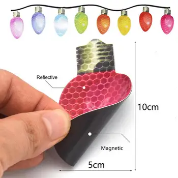 Božič Hladilnik Magneti Božič Magneti Z Jelenov Santa Trsa Žarnice Žice Oblikovanje 22 Kos Magneta Nalepke Z - Slike 2  