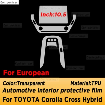 Za TOYOTA Corolla Cross Hybrid 2022-2024 Menjalnik Plošča Navigacijske Avtomobilske Notranjosti Zaslona TPU Zaščitno folijo Nalepka - Slike 2  