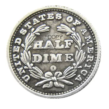 ZDA 1855P/O Prostosti, ki Sedi Pol niti centa Puščice na Datum Kopijo Kovancev - Slike 2  