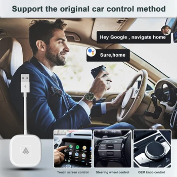 1Set Brezžični Android Auto Adapter za Brezžični Android Auto Ključ Android Auto Brezžični Adapter Plug & Play - Slike 2  