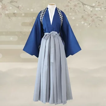 Meč Ples Kimono Tradicionalni Japonski Slog Azijskih Oblačila Haljo Vlogo Igrajo Obleko Haori Fancy Prikrivanje Ženske, Moške Kopalke - Slike 2  