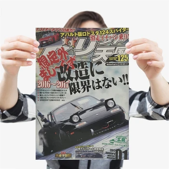 80. Vintage Avto Plakat Estetske za Wall Art Okras Motorsport Športne Avtomobile Manga AE86 Platno, Slikarsko, Plakati, Soba Dekor - Slike 2  