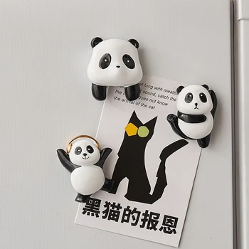 Panda Hladilnik Magnet Lep Dom Dekor Živali Magnetni Ornament Hladilnik Dekoracijo Nalepke Moderni Kuhinjski Pribor - Slike 2  