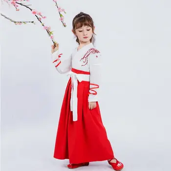 Tradicionalni Cosutume Otroci Japonski Kimono Style Baby Girl Boy Yukata Samurai Kostum Vezenje Žerjav Haori Haljo Stranka, Cosplay - Slike 2  